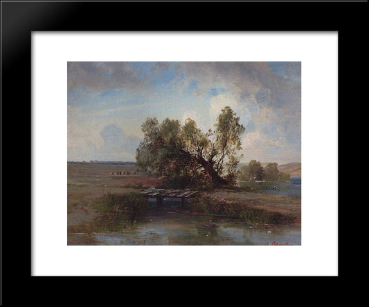 After The Storm 20x24 Black Modern Wood Framed Art Print Poster by Savrasov, Aleksey