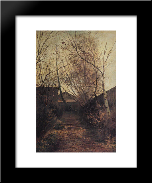 Alley 20x24 Black Modern Wood Framed Art Print Poster by Savrasov, Aleksey