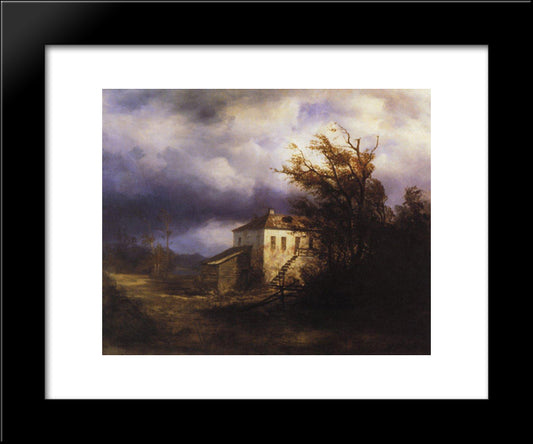Before The Storm 20x24 Black Modern Wood Framed Art Print Poster by Savrasov, Aleksey