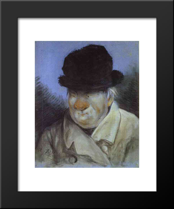 Portrait Of The Architect Giacomo Quarenghi 20x24 Black Modern Wood Framed Art Print Poster by Orlowski, Alexander