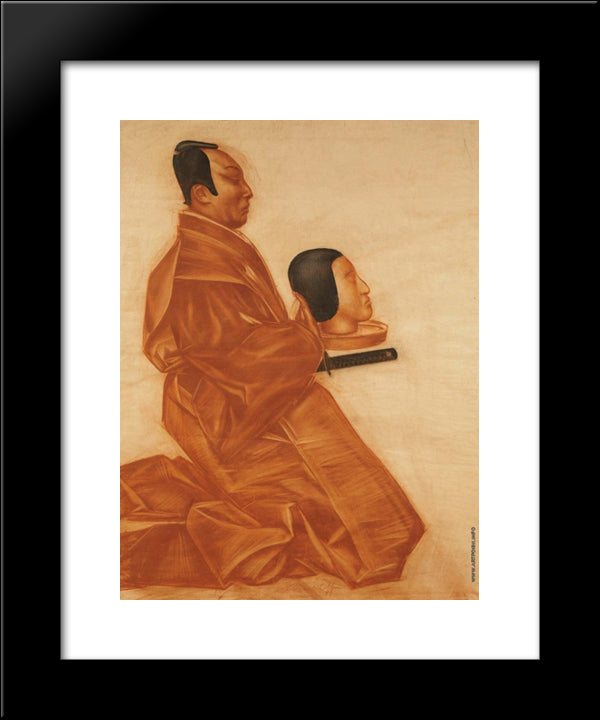 Ritual 20x24 Black Modern Wood Framed Art Print Poster by Jacovleff, Alexandre