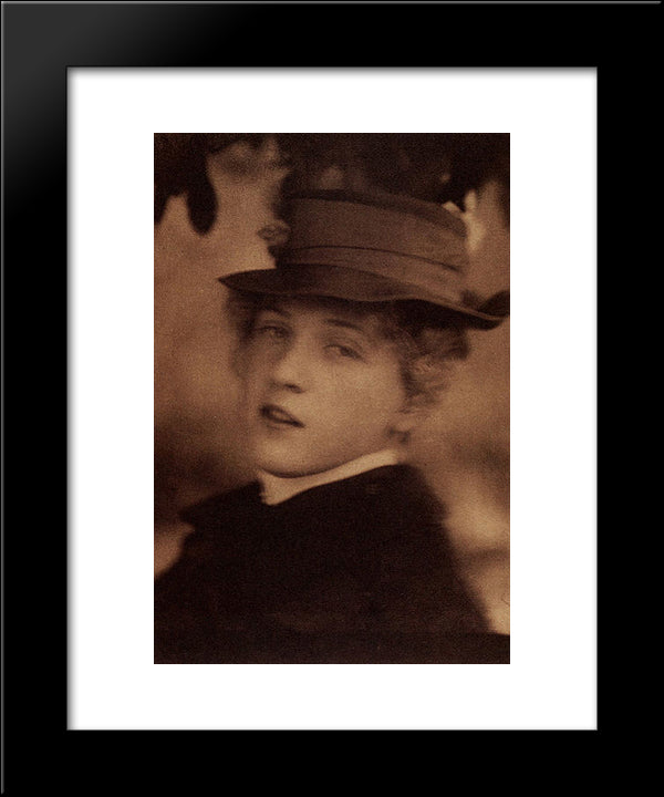 Miss S.R. 20x24 Black Modern Wood Framed Art Print Poster by Stieglitz, Alfred