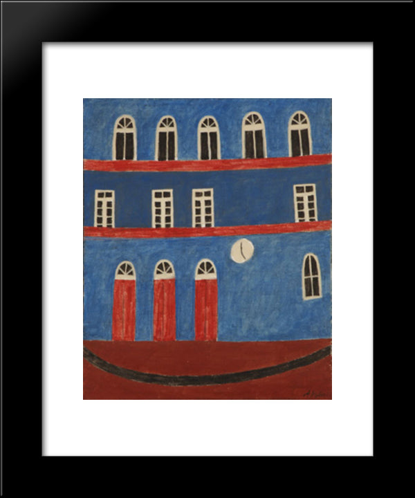 Unknown Title 20x24 Black Modern Wood Framed Art Print Poster by Volpi, Alfredo