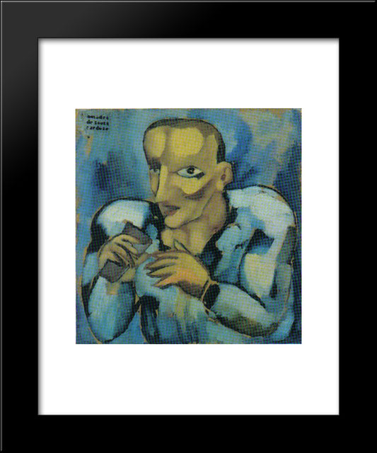 The Rat 1915 20x24 Black Modern Wood Framed Art Print Poster by Souza Cardoso, Amadeo de
