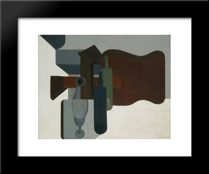 Duplicate 20x24 Black Modern Wood Framed Art Print Poster by Ozenfant, Amedee