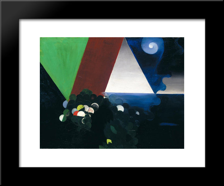 Synthese 20x24 Black Modern Wood Framed Art Print Poster by Ozenfant, Amedee