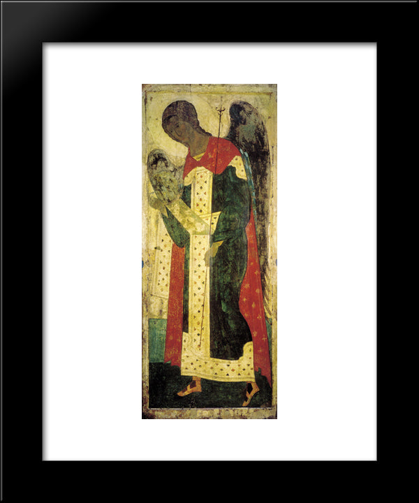 Archangel Gabriel 20x24 Black Modern Wood Framed Art Print Poster by Rublev, Andrei