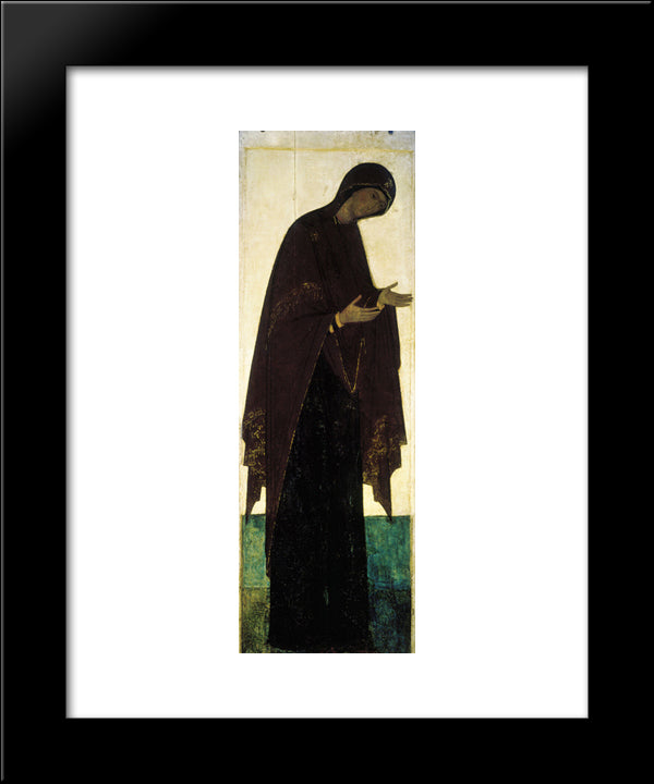 Mother Of God 20x24 Black Modern Wood Framed Art Print Poster by Rublev, Andrei