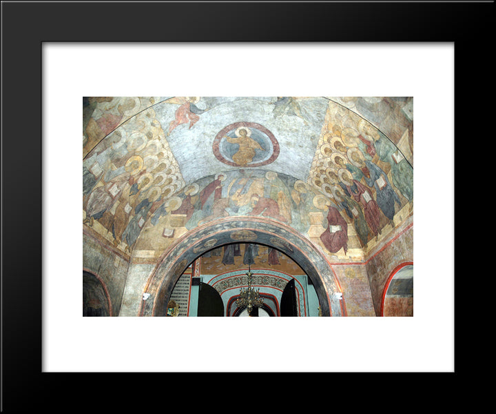 The Last Judgement 20x24 Black Modern Wood Framed Art Print Poster by Rublev, Andrei