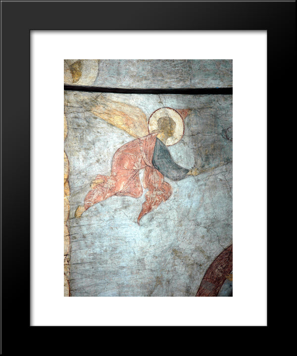 The Last Judgement Angel 20x24 Black Modern Wood Framed Art Print Poster by Rublev, Andrei
