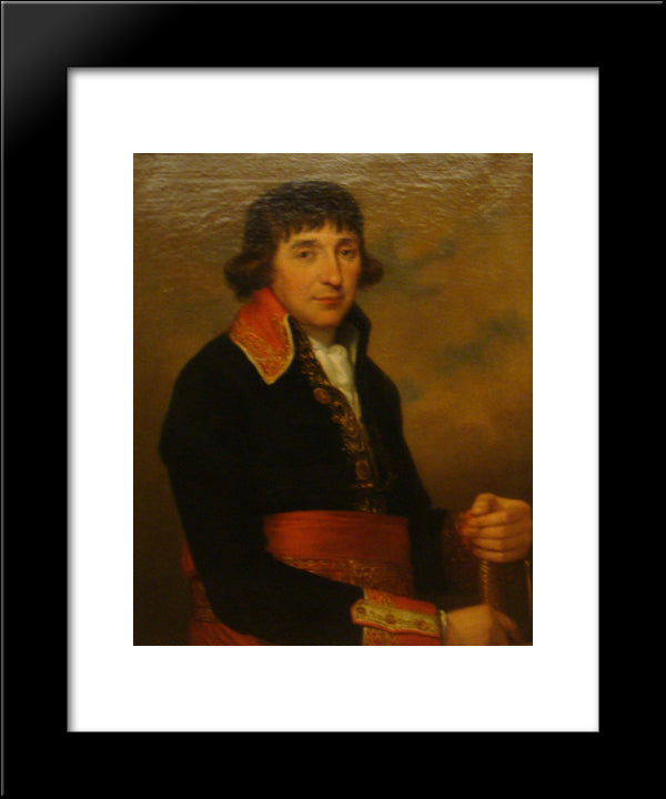 Augustin De Lespinasse 20x24 Black Modern Wood Framed Art Print Poster by Kauffman, Angelica