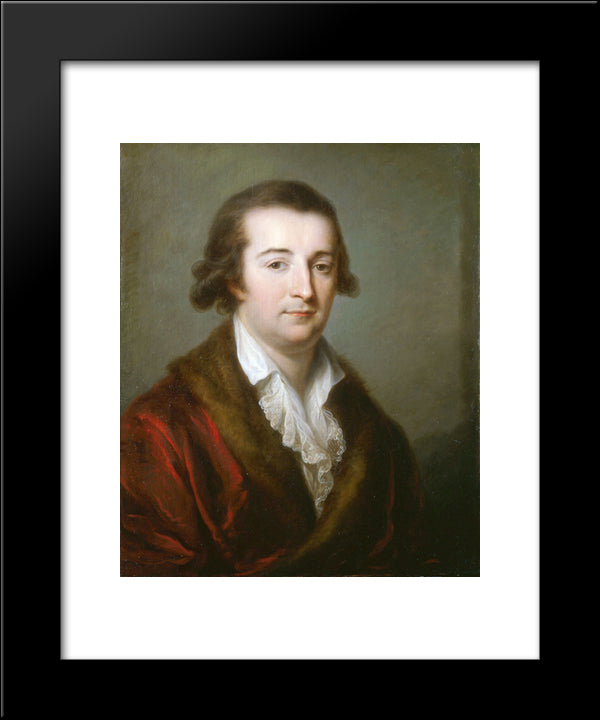 Portrait Of Herzogs Von Ceri 20x24 Black Modern Wood Framed Art Print Poster by Kauffman, Angelica
