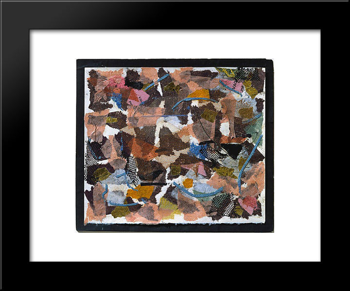 Number 319 20x24 Black Modern Wood Framed Art Print Poster by Ryan, Anne