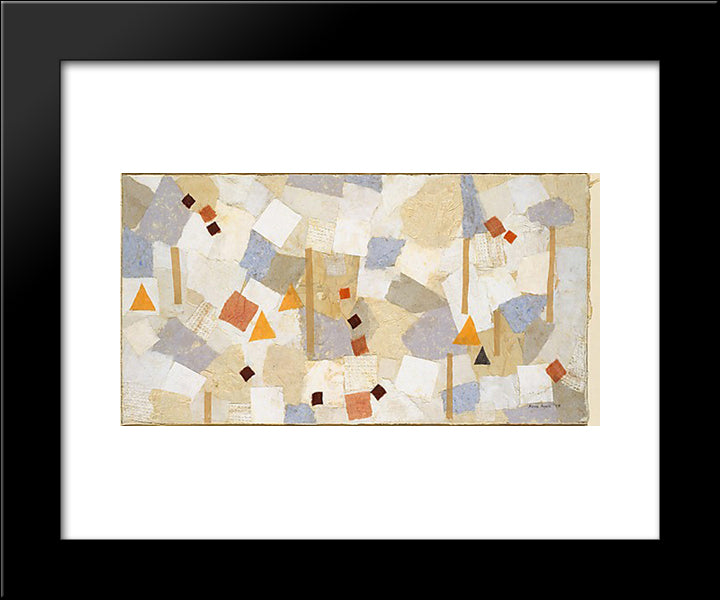 Number 547 20x24 Black Modern Wood Framed Art Print Poster by Ryan, Anne