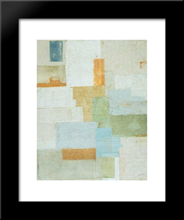 Number 652 20x24 Black Modern Wood Framed Art Print Poster by Ryan, Anne