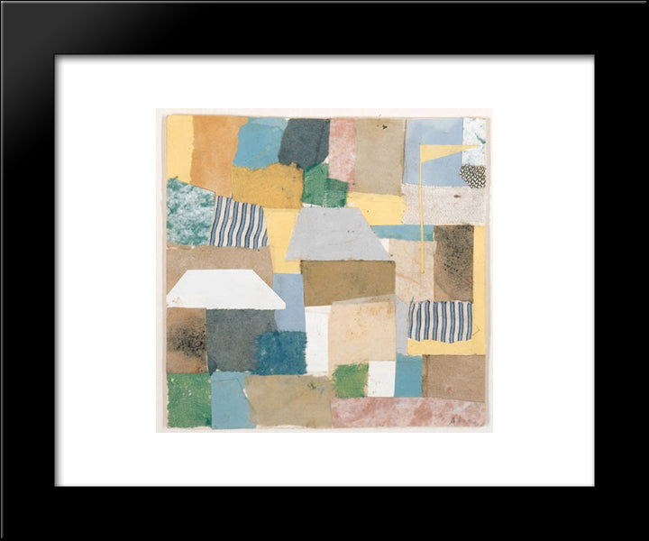 Number 653 20x24 Black Modern Wood Framed Art Print Poster by Ryan, Anne