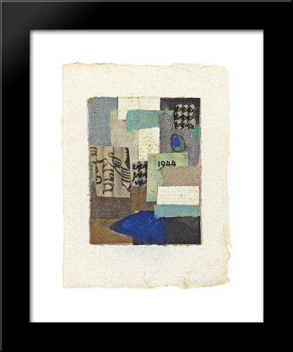 Untitled (No. 10) 20x24 Black Modern Wood Framed Art Print Poster by Ryan, Anne