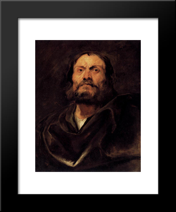 An Apostle 20x24 Black Modern Wood Framed Art Print Poster by van Dyck, Anthony