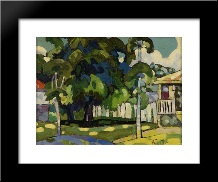 Landscape 20x24 Black Modern Wood Framed Art Print Poster by Manookian, Arman