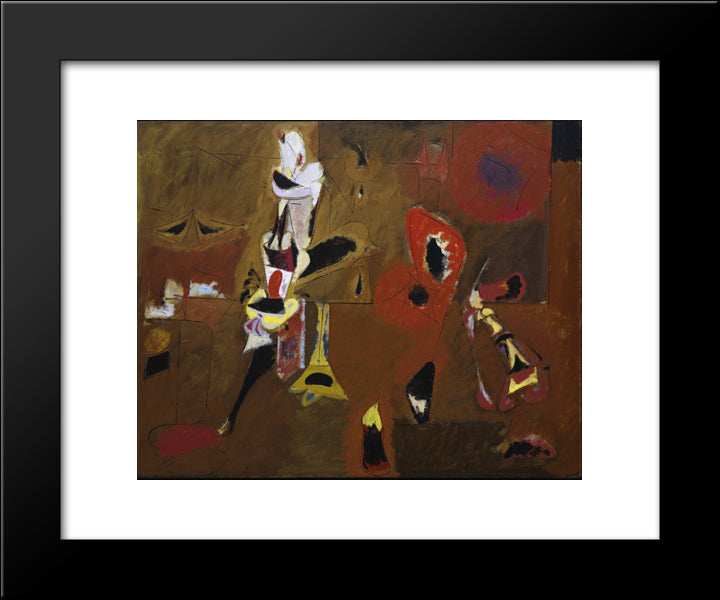 Agony 20x24 Black Modern Wood Framed Art Print Poster by Gorky, Arshile