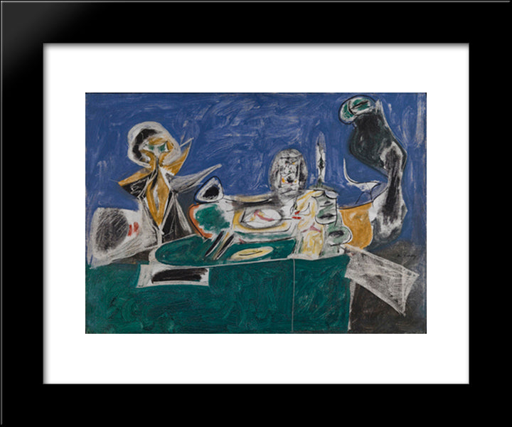 From A High Place Ii 20x24 Black Modern Wood Framed Art Print Poster by Gorky, Arshile