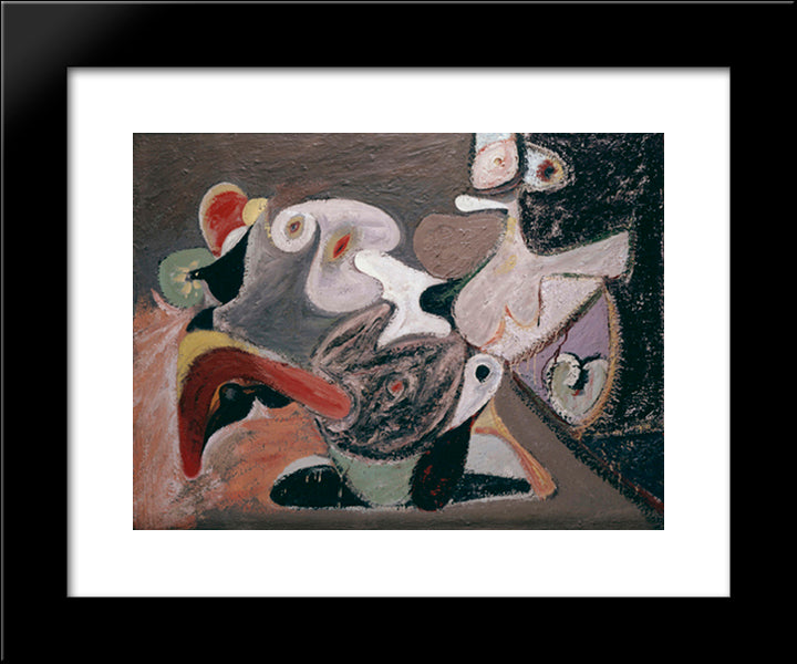 Image In Khorkom 20x24 Black Modern Wood Framed Art Print Poster by Gorky, Arshile