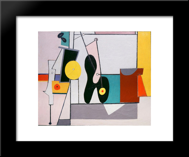 Organization 20x24 Black Modern Wood Framed Art Print Poster by Gorky, Arshile