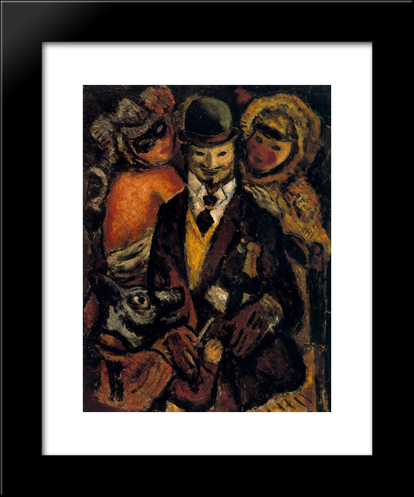 I Go 20x24 Black Modern Wood Framed Art Print Poster by Souto, Arturo