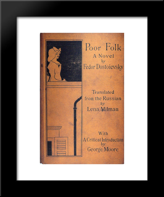Poor Folk By Dostoievsky 20x24 Black Modern Wood Framed Art Print Poster by Beardsley, Aubrey