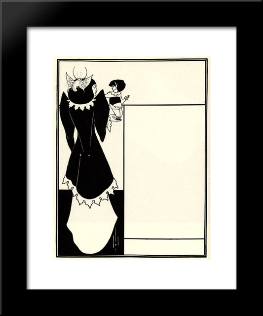 Poster 20x24 Black Modern Wood Framed Art Print Poster by Beardsley, Aubrey