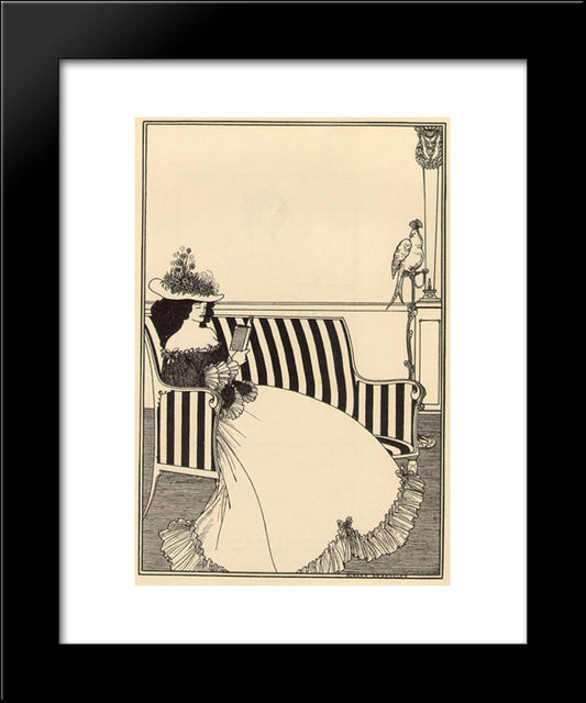 Smithers 20x24 Black Modern Wood Framed Art Print Poster by Beardsley, Aubrey