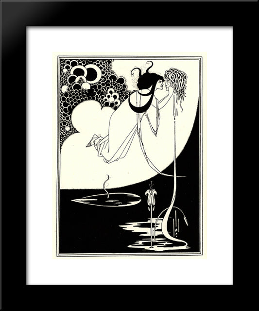 The Climax 20x24 Black Modern Wood Framed Art Print Poster by Beardsley, Aubrey