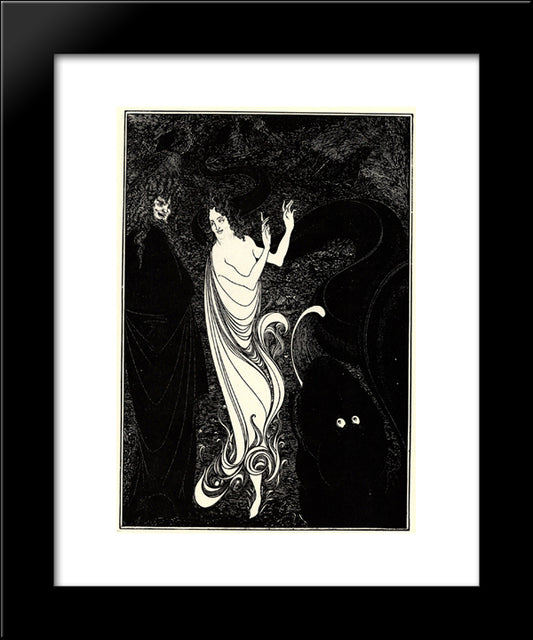 Third Tableau 20x24 Black Modern Wood Framed Art Print Poster by Beardsley, Aubrey