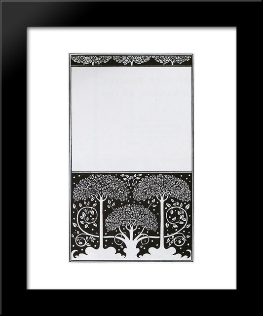 Title Page Of Grey Ross 20x24 Black Modern Wood Framed Art Print Poster by Beardsley, Aubrey