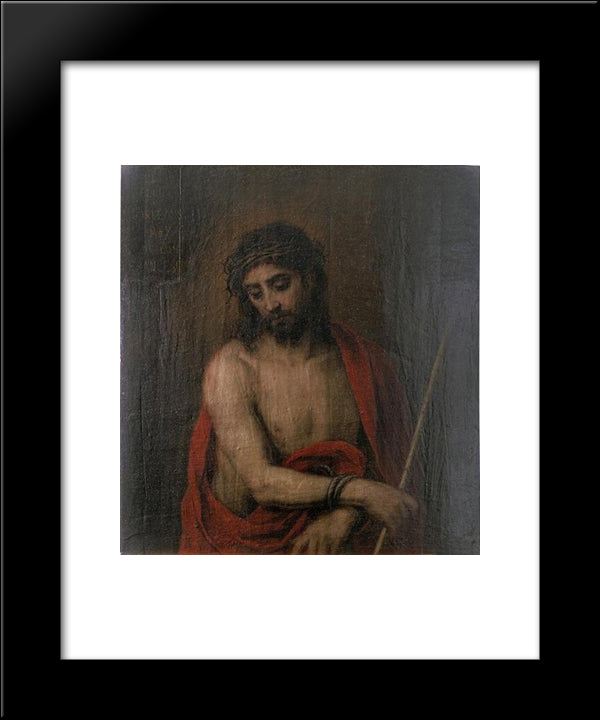 Ecce Homo 20x24 Black Modern Wood Framed Art Print Poster by Murillo, Bartolome Esteban