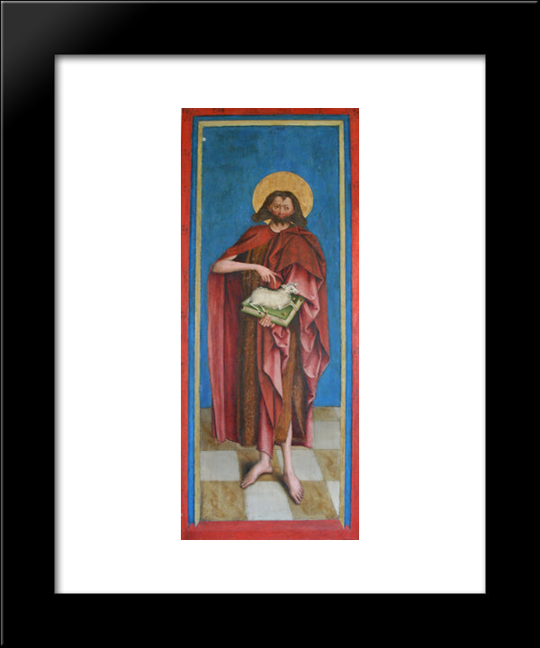 John The Baptist 20x24 Black Modern Wood Framed Art Print Poster by Strigel, Bernhard