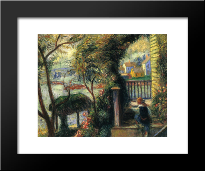 East Point, Gloucester 20x24 Black Modern Wood Framed Art Print Poster by Glackens, William James