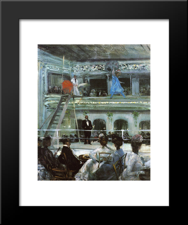 Hammerstein'S Roof Garden 20x24 Black Modern Wood Framed Art Print Poster by Glackens, William James