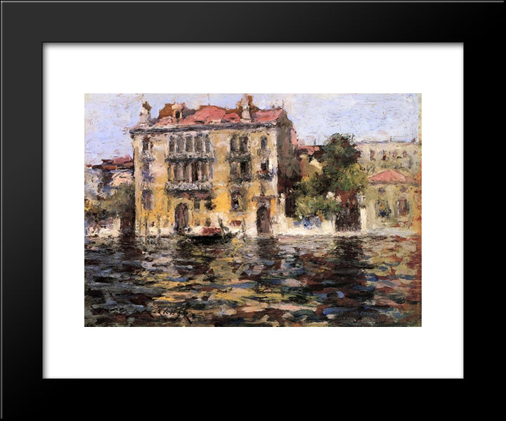 After The Rain 20x24 Black Modern Wood Framed Art Print Poster by Chase, William Merritt