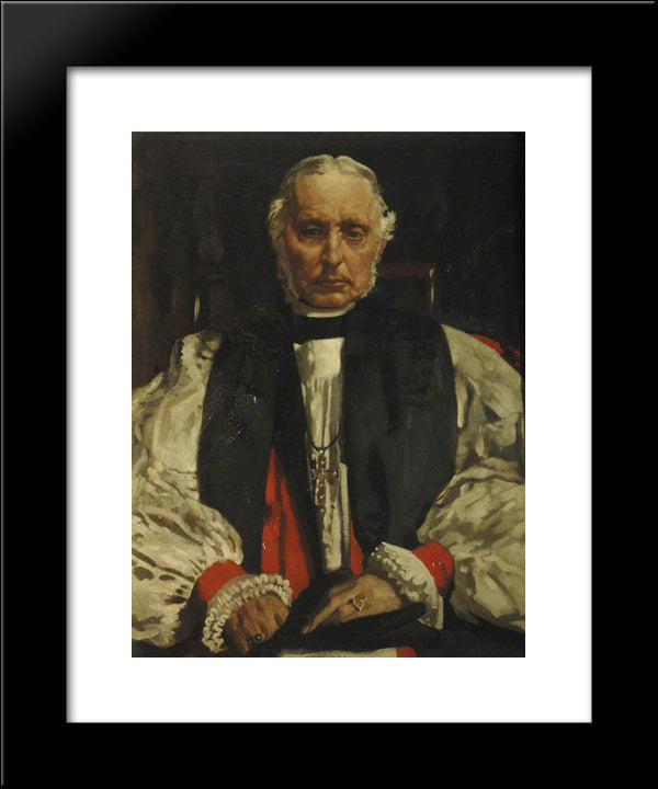 William West Jones 20x24 Black Modern Wood Framed Art Print Poster by Orpen, William