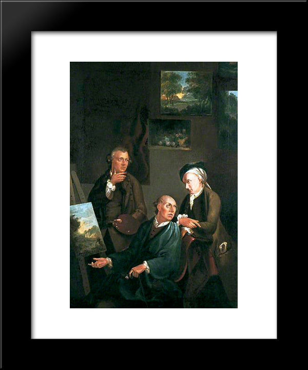 The Smith Brothers Of Chichester 20x24 Black Modern Wood Framed Art Print Poster by Shayer, William