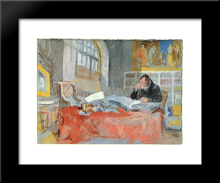 Atelier 20x24 Black Modern Wood Framed Art Print Poster by Turner, William