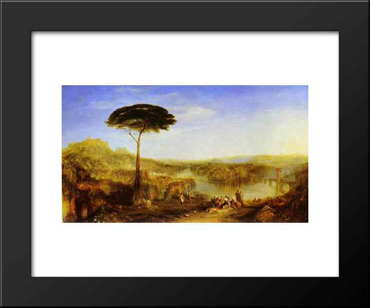 Childe Harold 20x24 Black Modern Wood Framed Art Print Poster by Turner, William