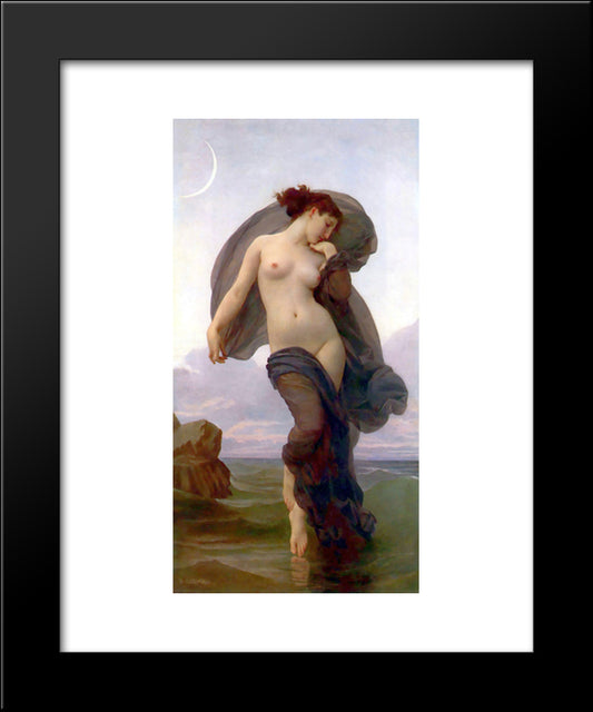 Evening Mood 20x24 Black Modern Wood Framed Art Print Poster by Bouguereau, William Adolphe