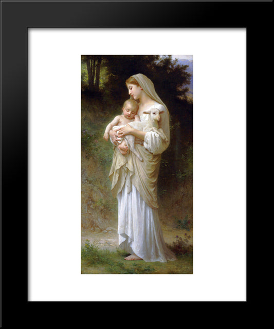 Innocence 20x24 Black Modern Wood Framed Art Print Poster by Bouguereau, William Adolphe