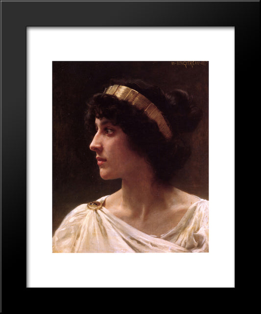 Irene 20x24 Black Modern Wood Framed Art Print Poster by Bouguereau, William Adolphe