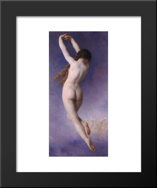 Letoile Lost 20x24 Black Modern Wood Framed Art Print Poster by Bouguereau, William Adolphe