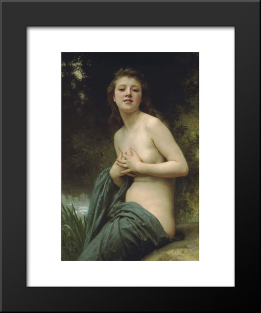 Spring Breeze 20x24 Black Modern Wood Framed Art Print Poster by Bouguereau, William Adolphe