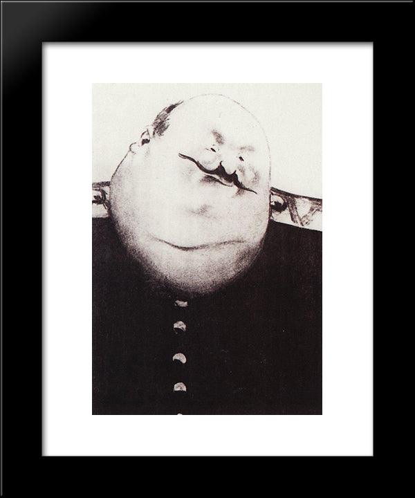 Assistant Minister Of Interior Count A.P. Ignatiev 20x24 Black Modern Wood Framed Art Print Poster by Kustodiev, Boris