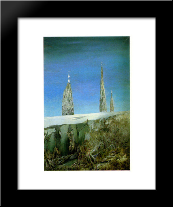 Fata Alaska 20x24 Black Modern Wood Framed Art Print Poster by Paalen, Wolfgang